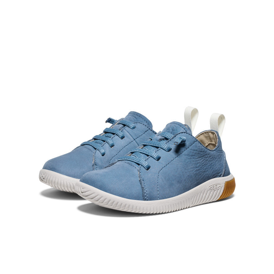Little Kids' KNX Leather Sneaker Coronet Blue/Vapor - Keen