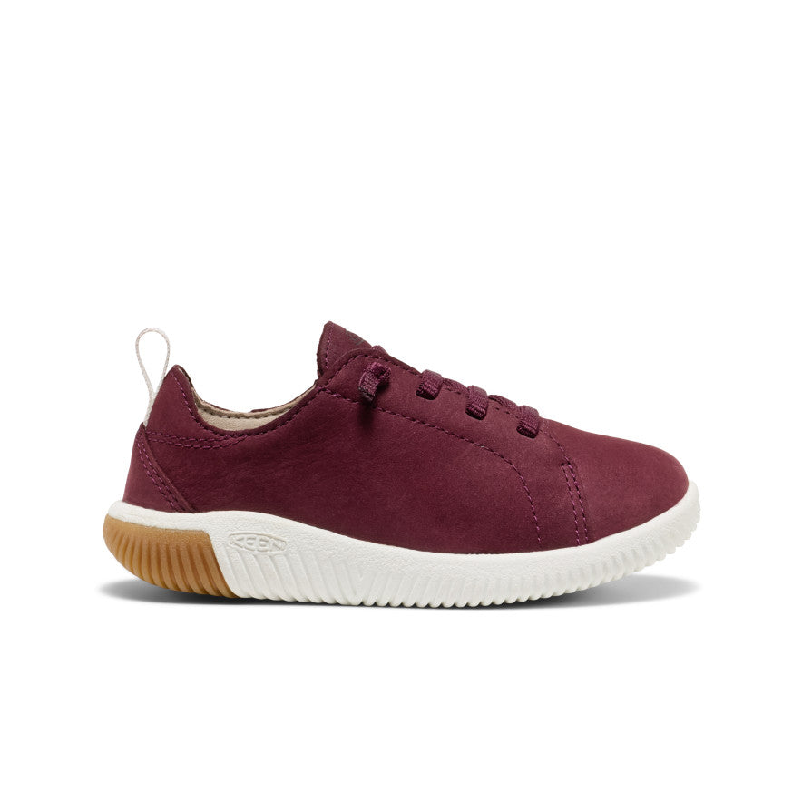 Little Kids' KNX Leather Sneaker Fig/Star White - Keen