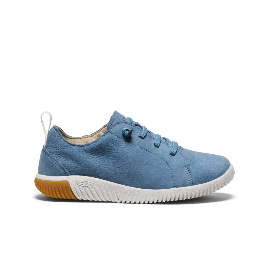 Big Kids' KNX Leather Sneaker Coronet Blue/Vapor - Keen