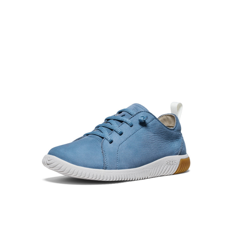 Big Kids' KNX Leather Sneaker Coronet Blue/Vapor - Keen