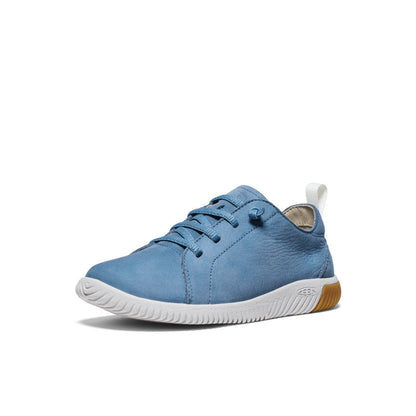 Big Kids' KNX Leather Sneaker Coronet Blue/Vapor - Keen