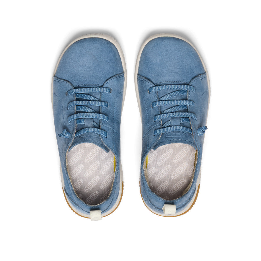 Big Kids' KNX Leather Sneaker Coronet Blue/Vapor - Keen