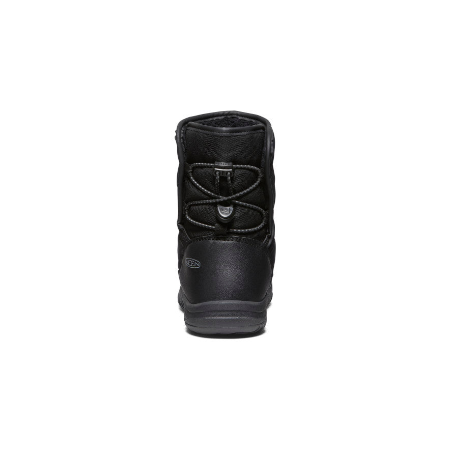 Big Kids' Puffrider Waterproof Winter Boot Black/Steel Grey - Keen