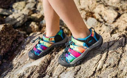 Big Kids' Newport H2 Rainbow Tie Dye - Keen