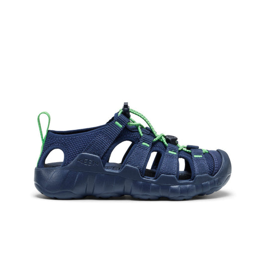 Big Kids' Hyperport H2 Sandal Naval Academy/Vibrant Green - Keen