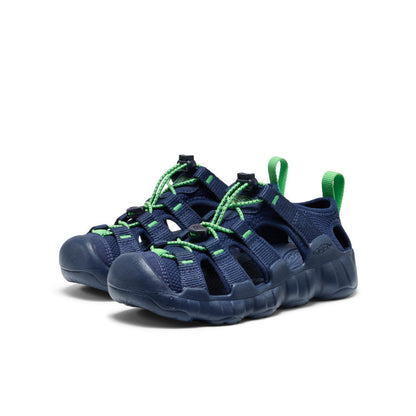 Big Kids' Hyperport H2 Sandal Naval Academy/Vibrant Green - Keen