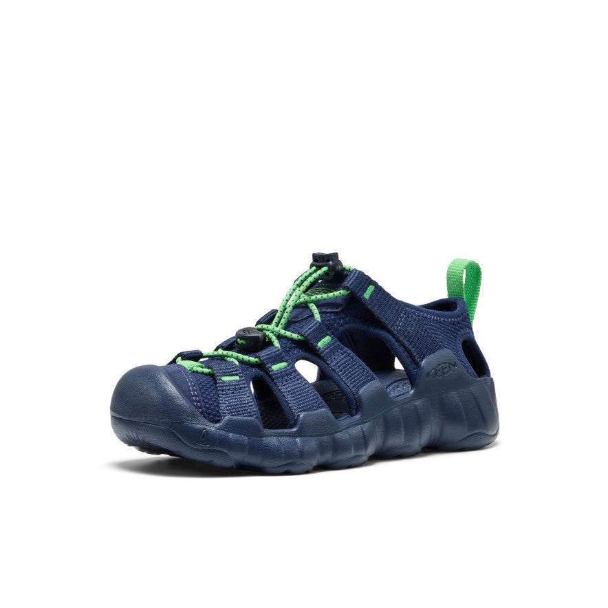 Big Kids' Hyperport H2 Sandal Naval Academy/Vibrant Green - Keen