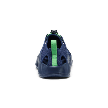 Big Kids' Hyperport H2 Sandal Naval Academy/Vibrant Green - Keen