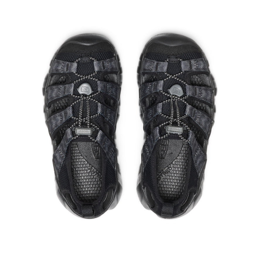 Big Kids' Hyperport H2 Sandal Black/Steel Grey - Keen