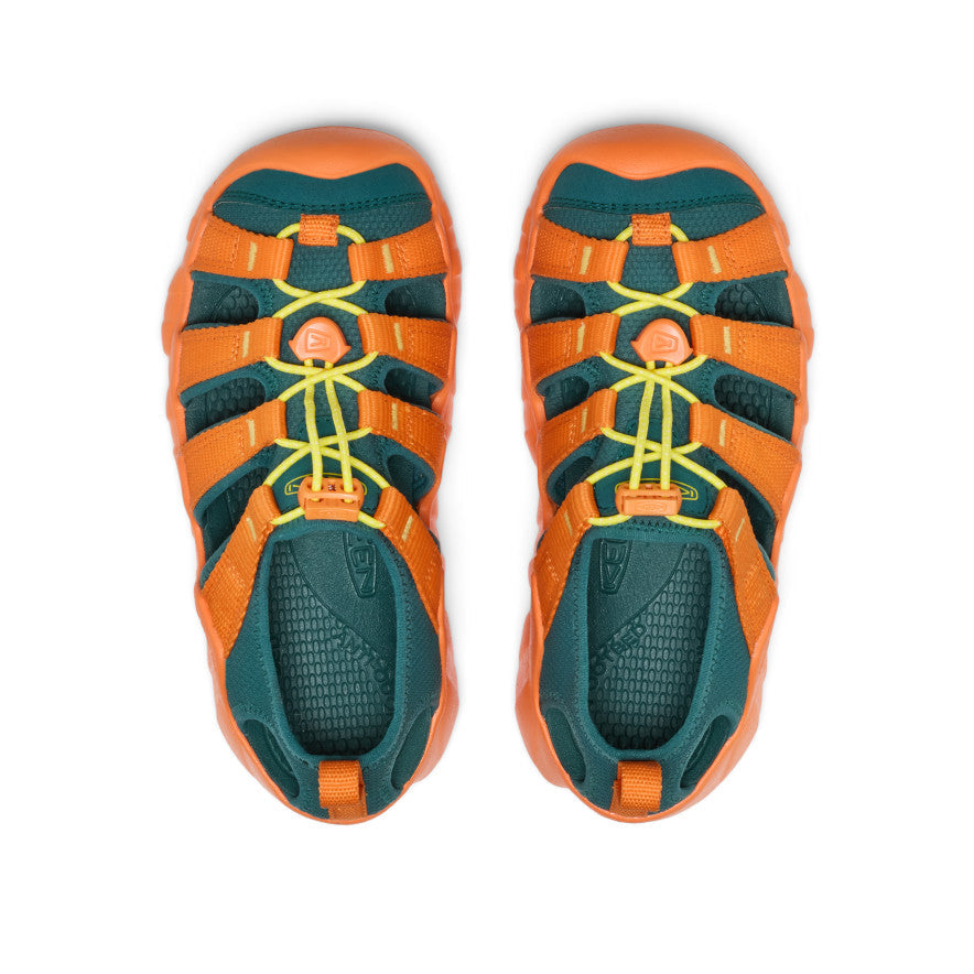 Big Kids' Hyperport H2 Sandal Mediterranea/Orange Peel - Keen