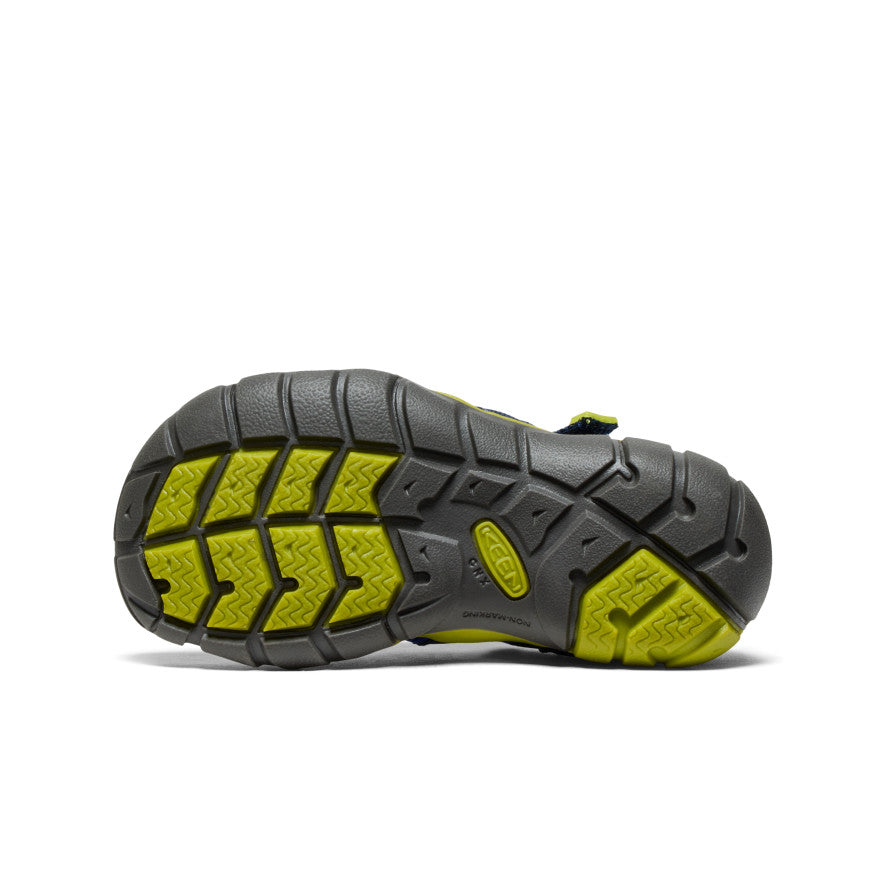Little Kids' Seacamp II CNX Naval Academy/Chartreuse - Keen