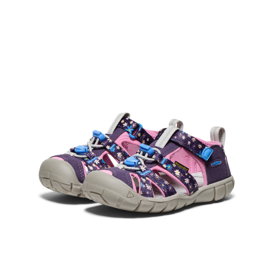Little Kids' Seacamp II CNX Daisies/Marina - Keen
