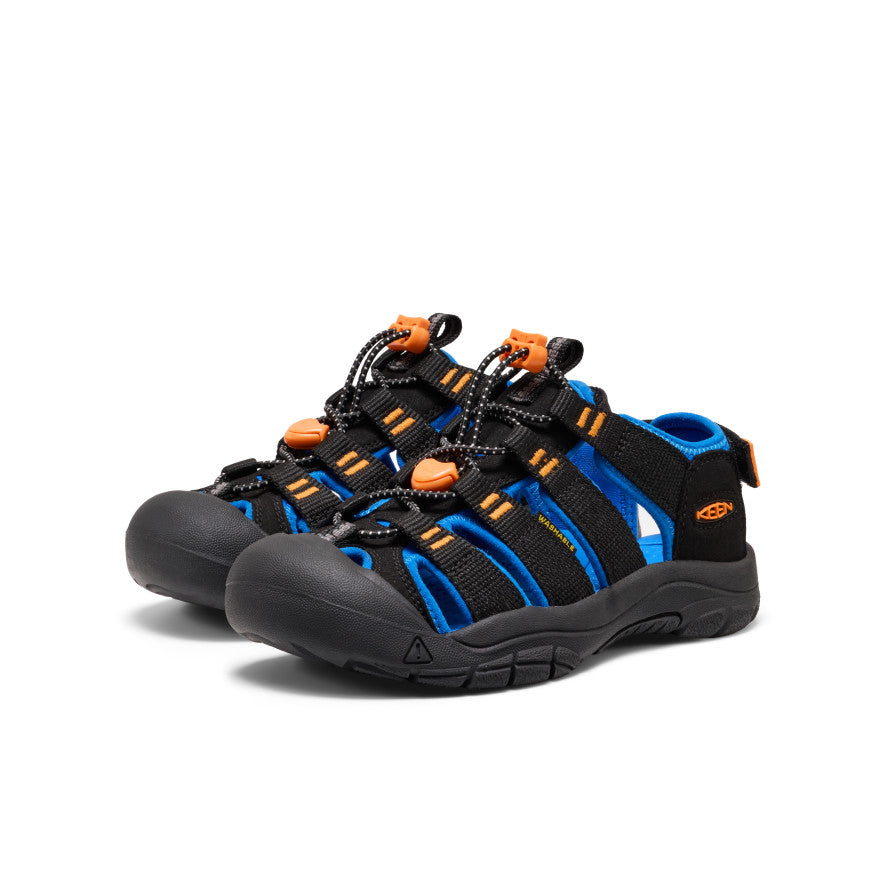 Big Kids' Newport Boundless Sandal Black/Precious Blue - Keen