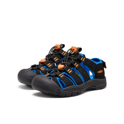 Big Kids' Newport Boundless Sandal Black/Precious Blue - Keen