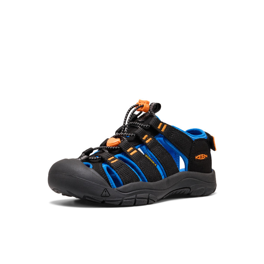 Big Kids' Newport Boundless Sandal Black/Precious Blue - Keen