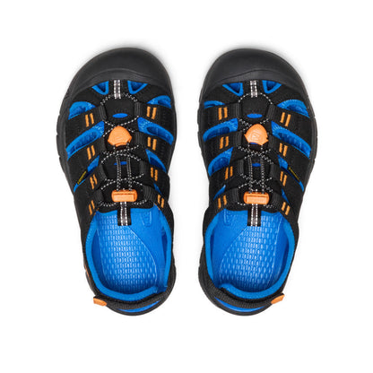 Big Kids' Newport Boundless Sandal Black/Precious Blue - Keen