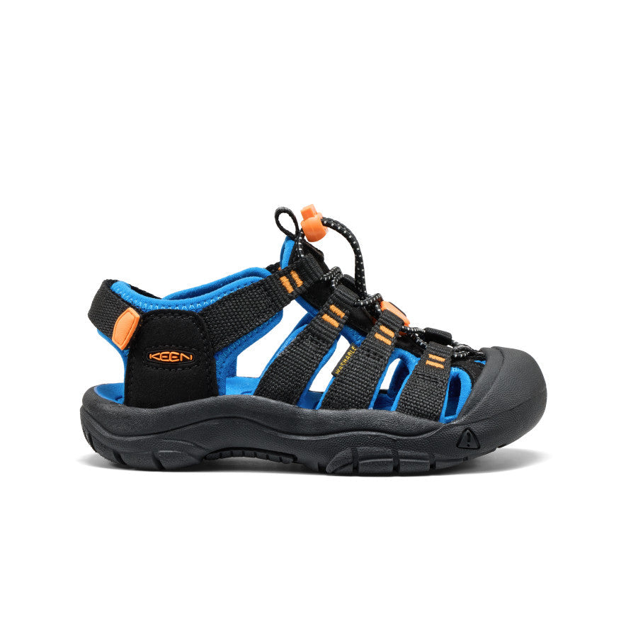 Little Kids' Newport Boundless Sandal Black/Precious Blue - Keen