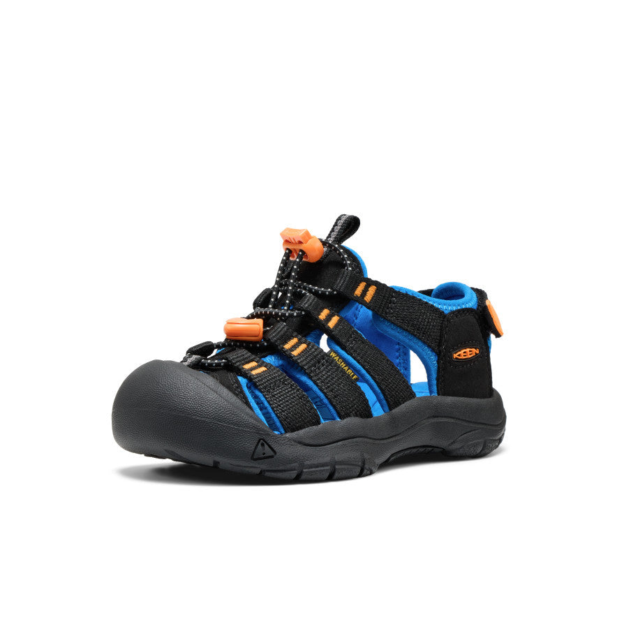 Little Kids' Newport Boundless Sandal Black/Precious Blue - Keen