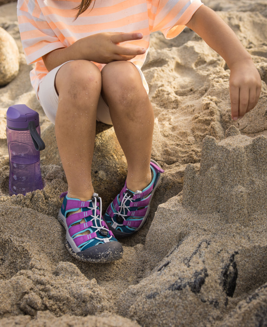 Little Kids' Newport Boundless Sandal Black/Precious Blue - Keen