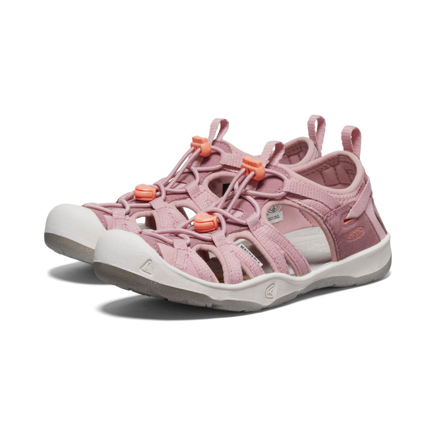 Big Kids' Moxie Sandal Nostalgia Rose/Papaya Punch - Keen