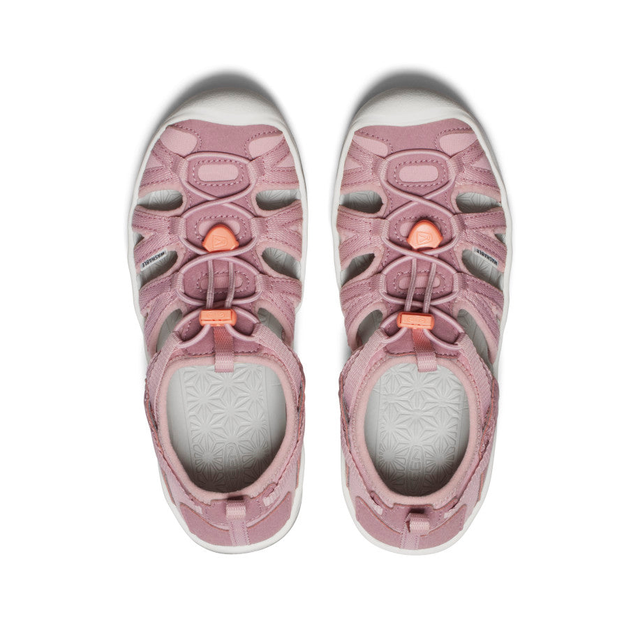 Big Kids' Moxie Sandal Nostalgia Rose/Papaya Punch - Keen