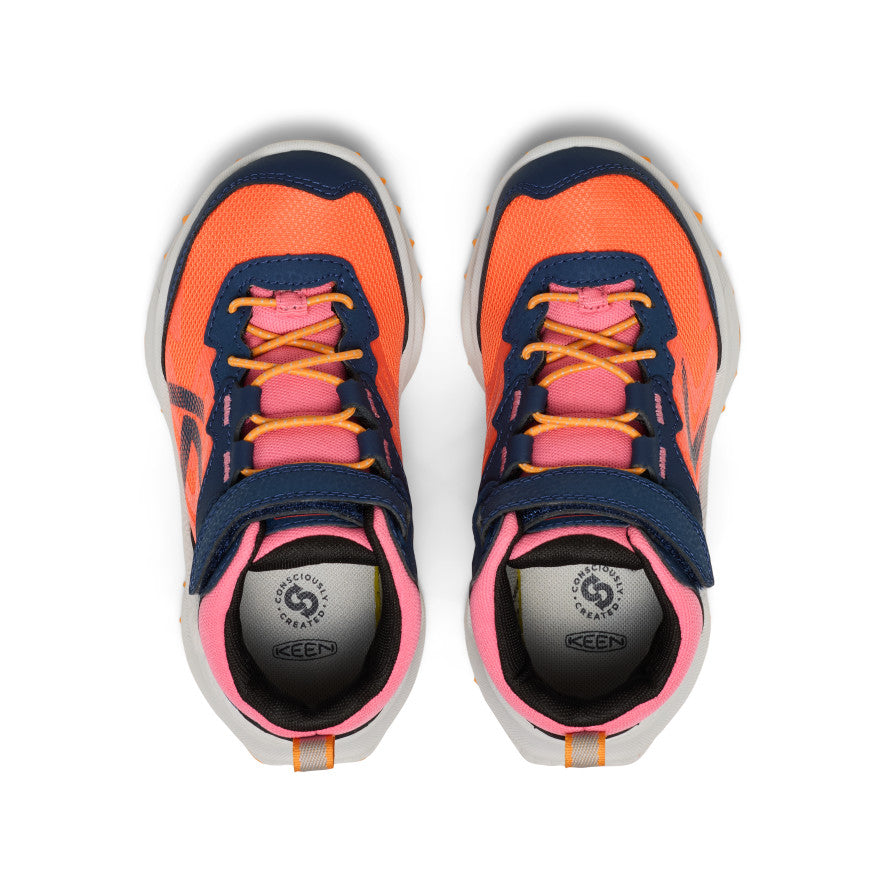 Little Kids' Zionic Waterproof Hiker Naval Academy/Nasturtium - Keen